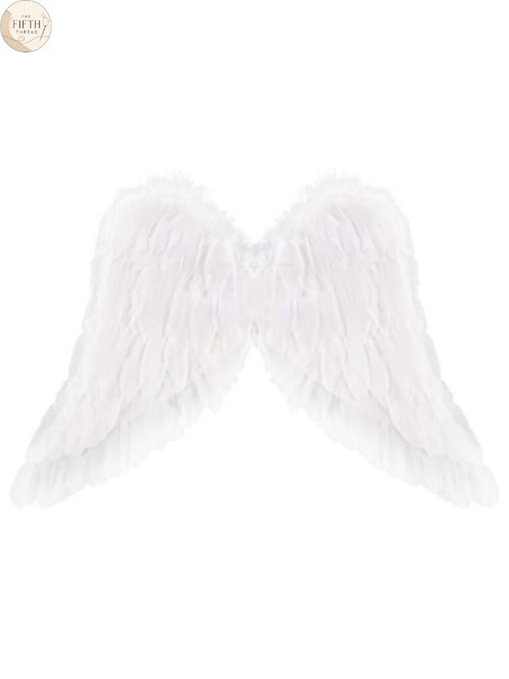 Feather Angel Wings with Halo Headband Set Adults Cosplay Costume Accessory
